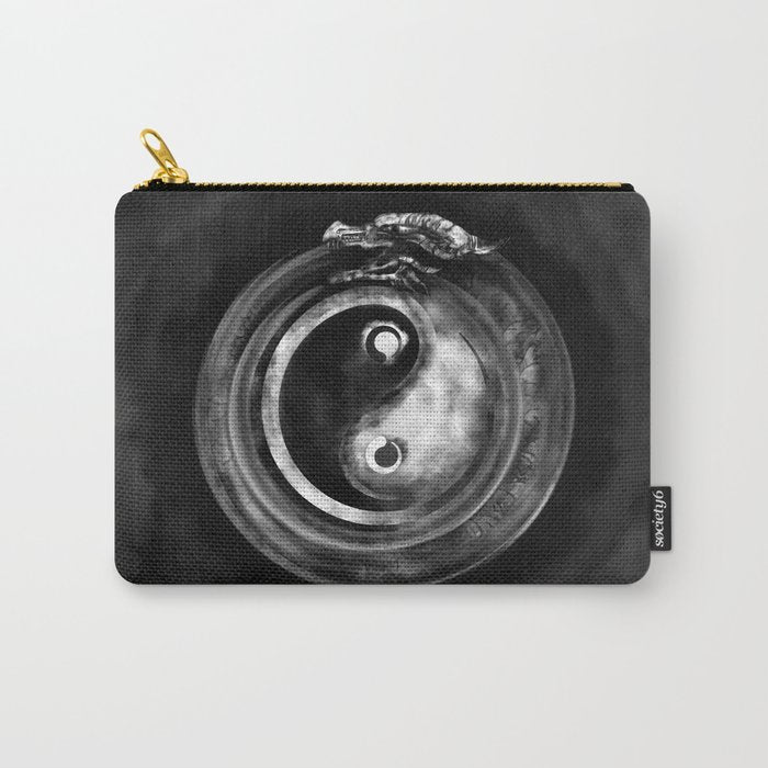 Ouroboros Yin - Yang  Carry All Pouch Gallery Image 1