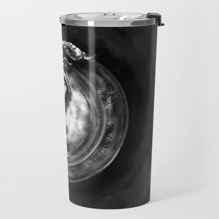 Ouroboros Yin - Yang  Travel Mug Gallery Image 2