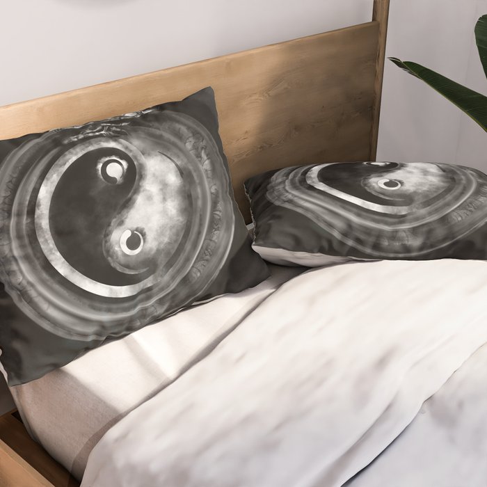 Ouroboros Yin - Yang  Pillow Sham Gallery Image 2