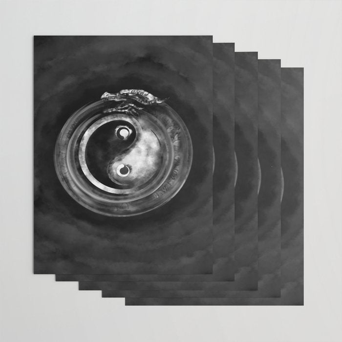 Ouroboros Yin - Yang  Wrapping Paper Gallery Image 3