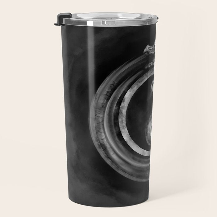 Ouroboros Yin - Yang  Travel Mug Gallery Image 3