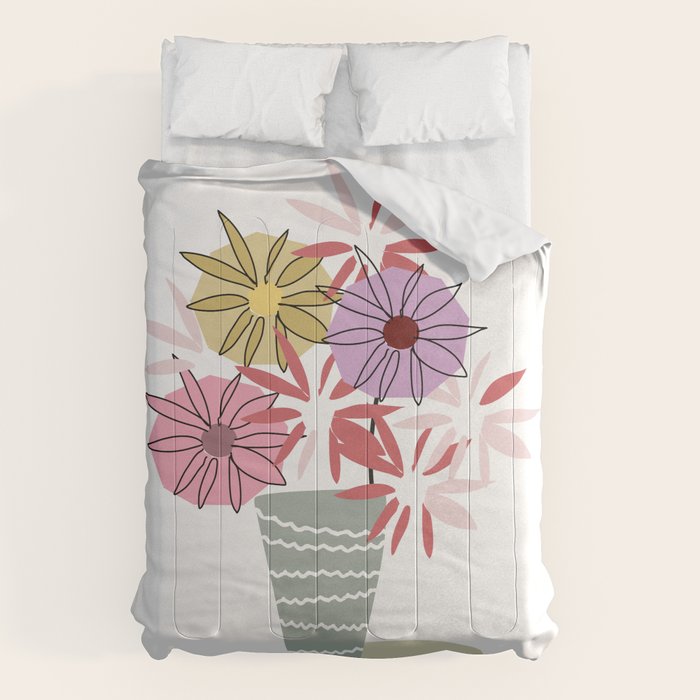 Asters Bunch Comforter Gallery Image 6