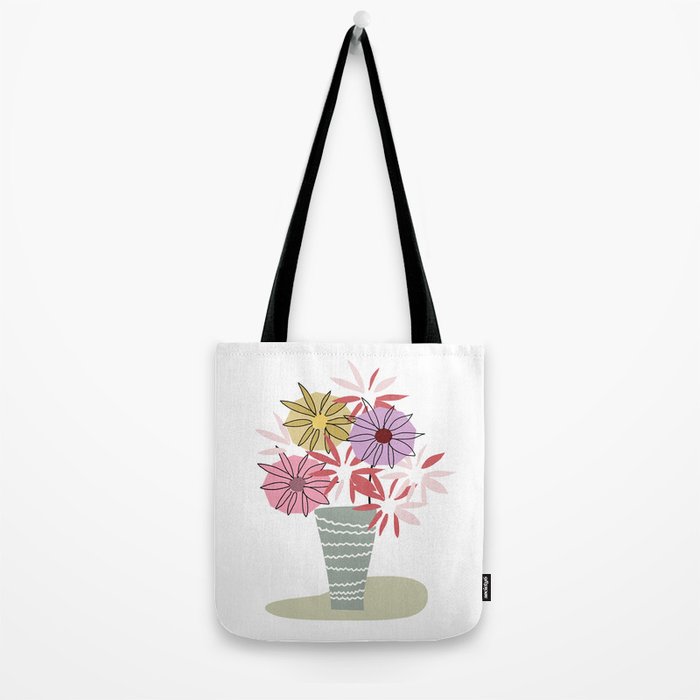 Asters Bunch Tote Bag Gallery Image 2