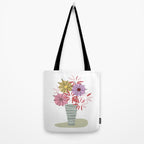 Asters Bunch Tote Bag Gallery Image 2