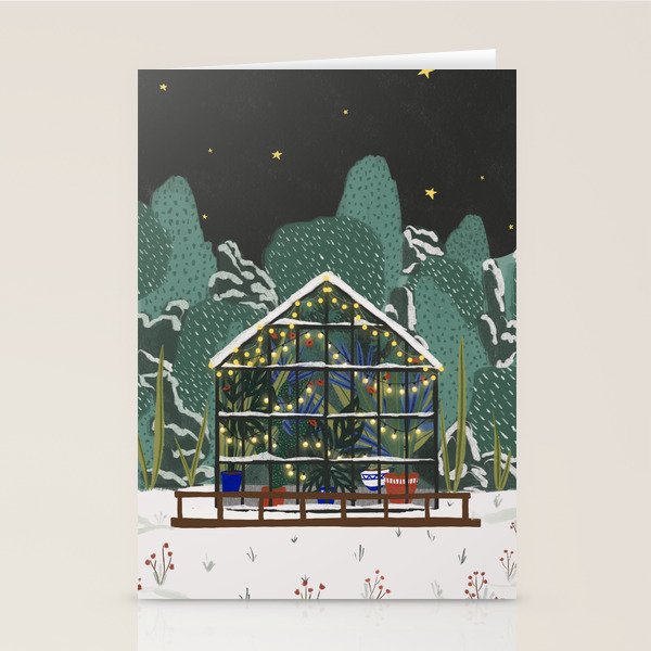 Winter Garden House Stationery Card Gallery Image 1