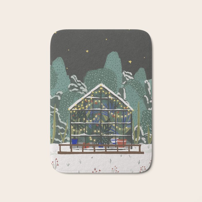 Winter Garden House Bath Mat Gallery Image 1