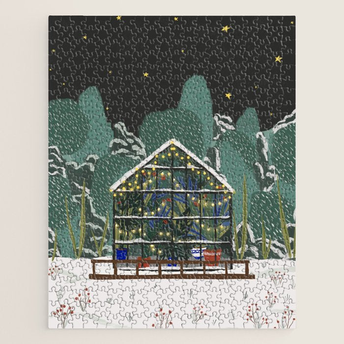 Winter Garden House Jigsaw Puzzle Gallery Image 1