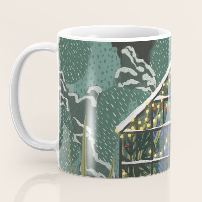 Winter Garden House Coffee Mug Gallery Image 3
