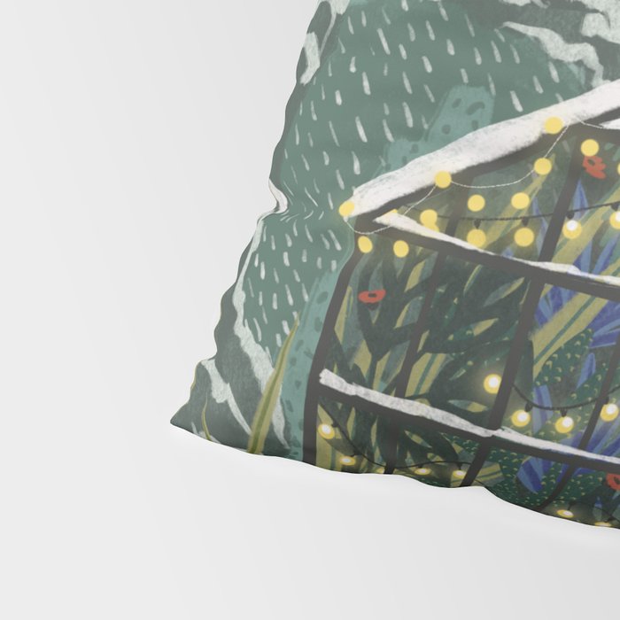 Winter Garden House Pillow Sham Gallery Image 4