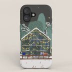 Winter Garden House iPhone Case Gallery Image 1