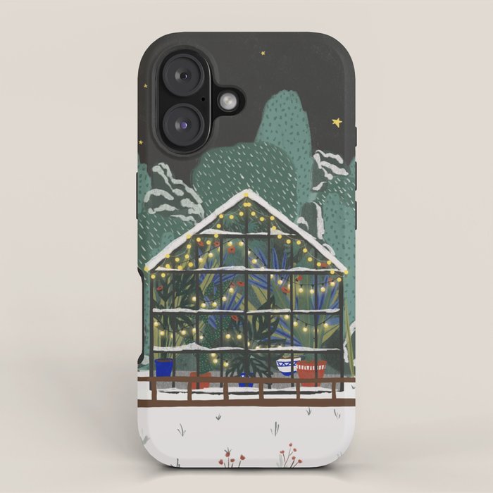 Winter Garden House iPhone Case Gallery Image 1
