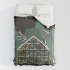 Winter Garden House Duvet Cover Gallery Image 6