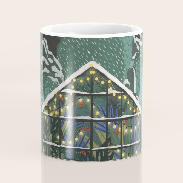 Winter Garden House Coffee Mug Gallery Image 4