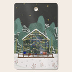 Winter Garden House Cutting Board Gallery Image 1