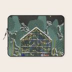 Winter Garden House Laptop Sleeve Gallery Image 1