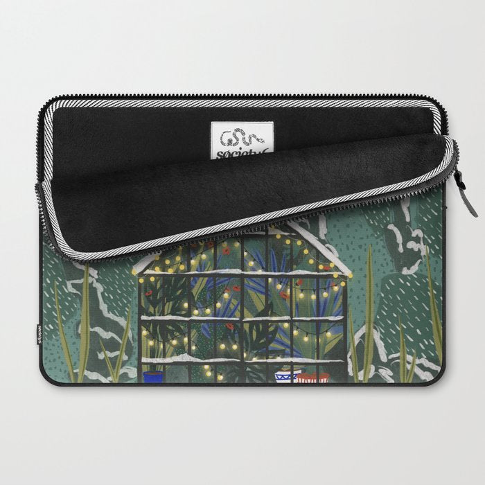 Winter Garden House Laptop Sleeve Gallery Image 2