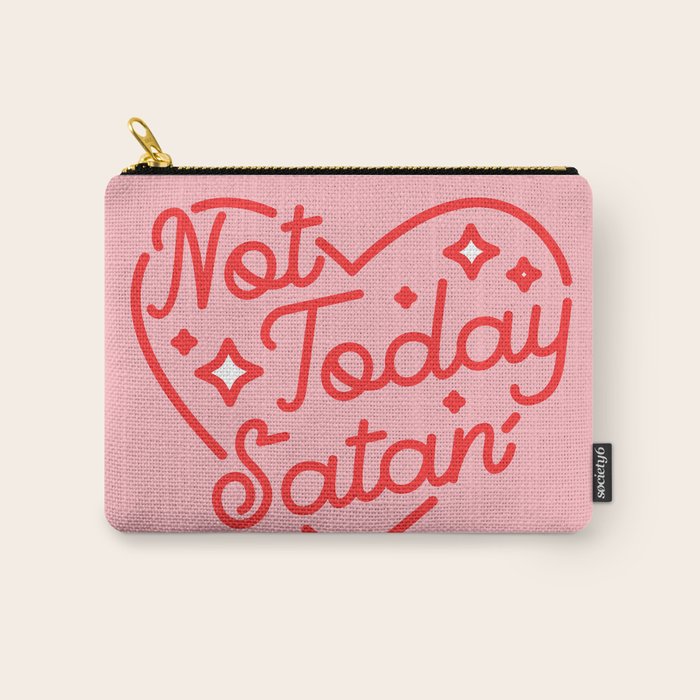 not today satan II Carry All Pouch Gallery Image 1