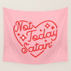 not today satan II Wall Tapestry Gallery Image 4