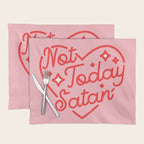 not today satan II Placemat Gallery Image 1