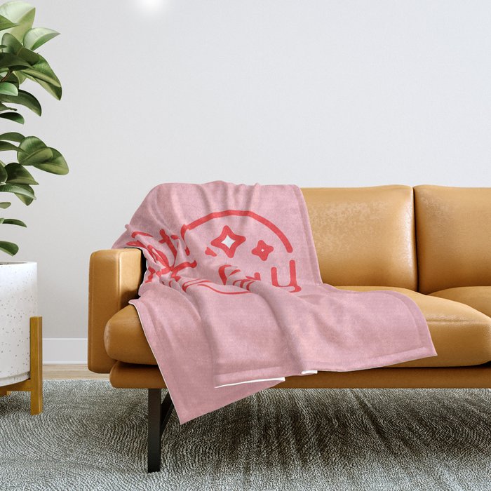 not today satan II Throw Blanket Gallery Image 1