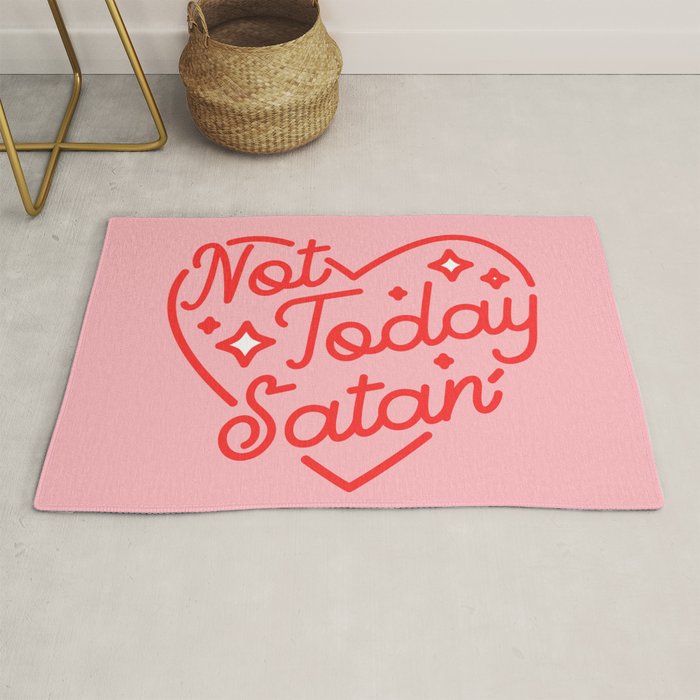 not today satan II Rug Gallery Image 1