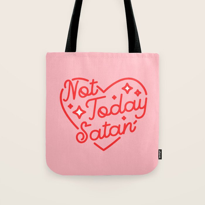 not today satan II Tote Bag Gallery Image 1
