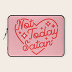 not today satan II Laptop Sleeve Gallery Image 1