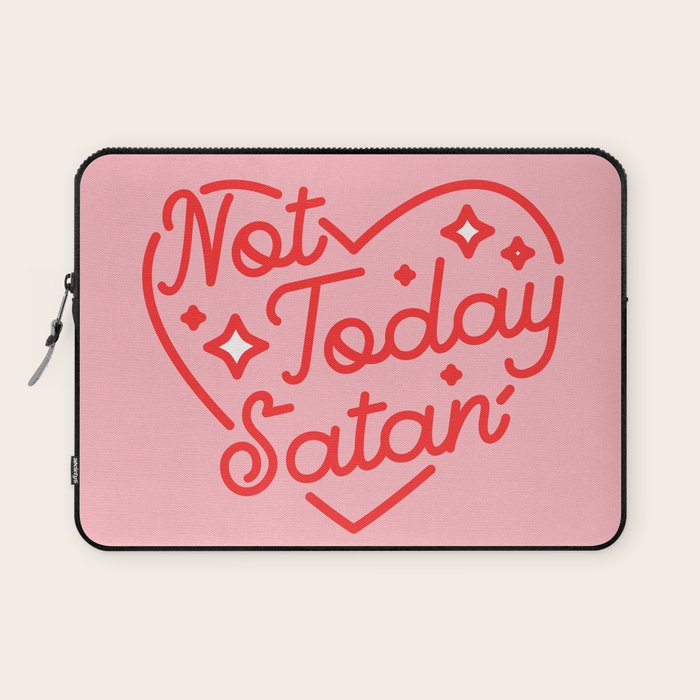 not today satan II Laptop Sleeve Gallery Image 1
