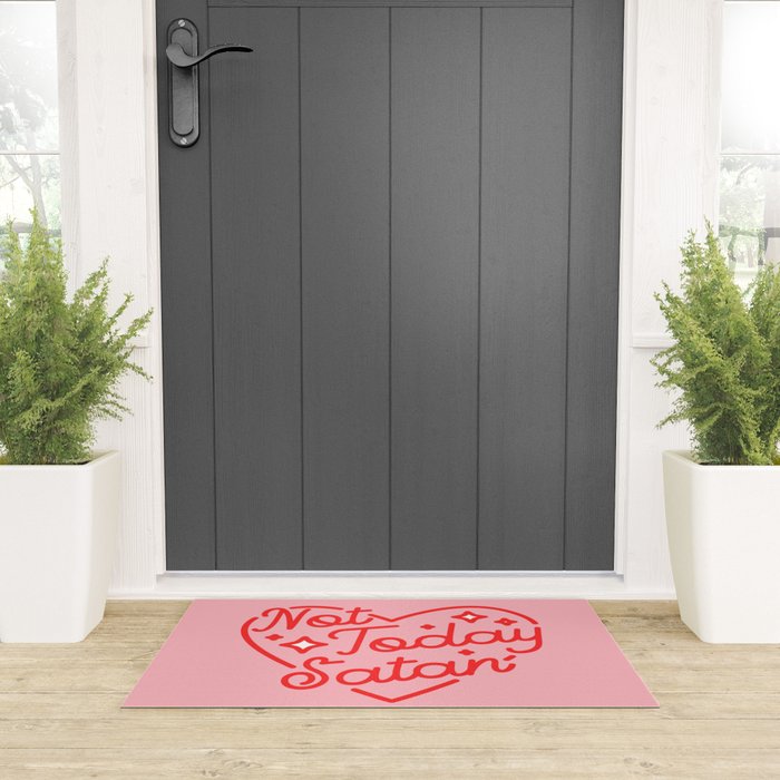 not today satan II Welcome Mat Gallery Image 3