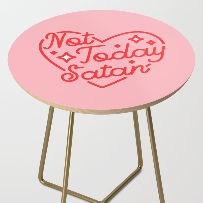 not today satan II Side Table Gallery Image 2