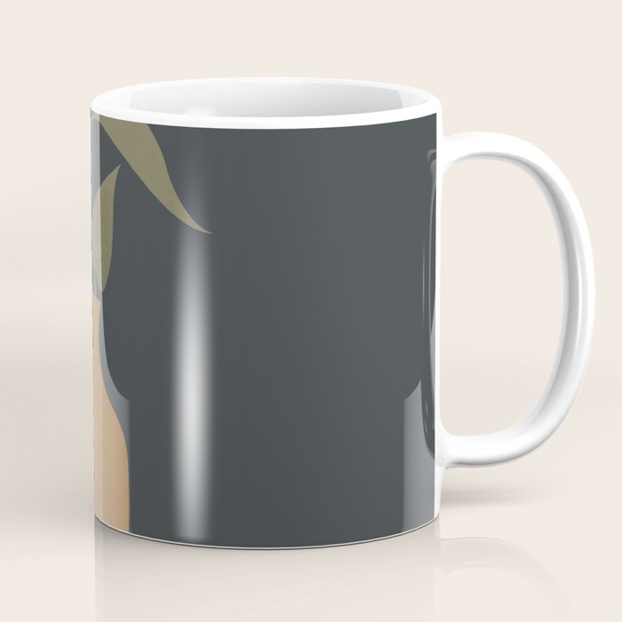 Minimal Abstract Art Vase Flower 10 Coffee Mug Gallery Image 1