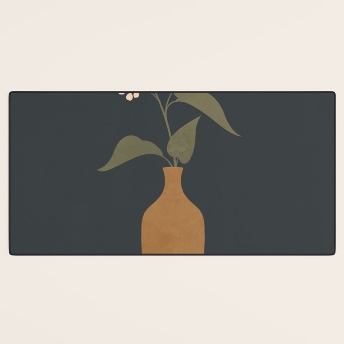 Minimal Abstract Art Vase Flower 10 Desk Mat Gallery Image 3