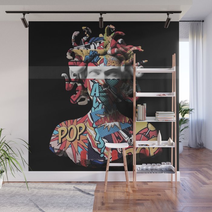 Medusa pop art Wall Mural Gallery Image 1