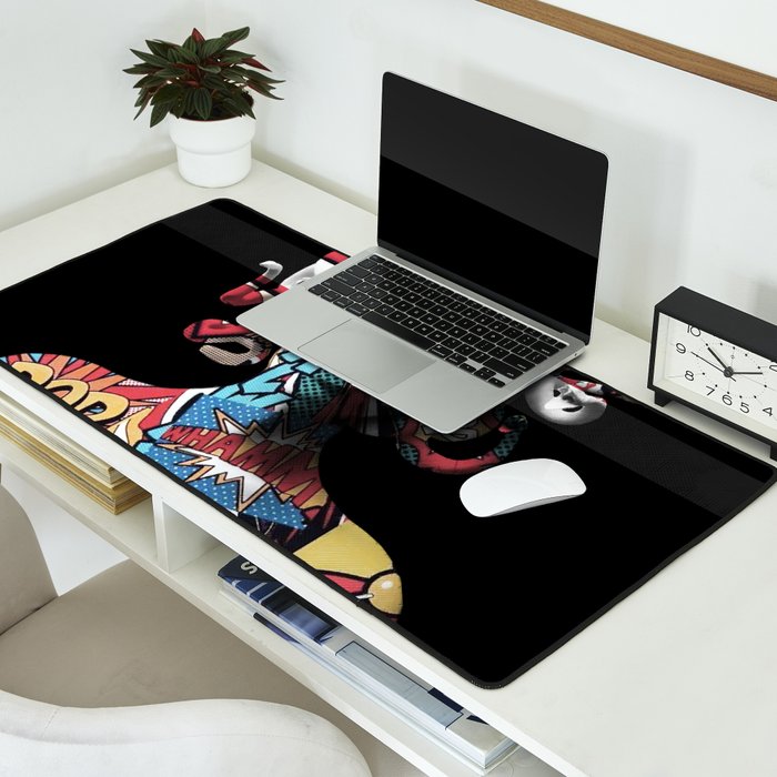 Medusa pop art Desk Mat Gallery Image 2