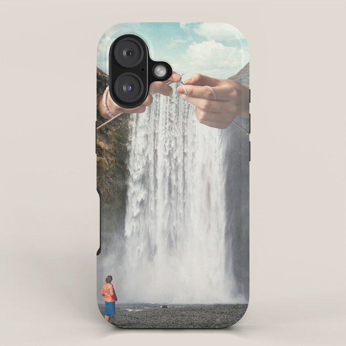 Knitted Waterfall - Crochet iPhone Case Gallery Image 1