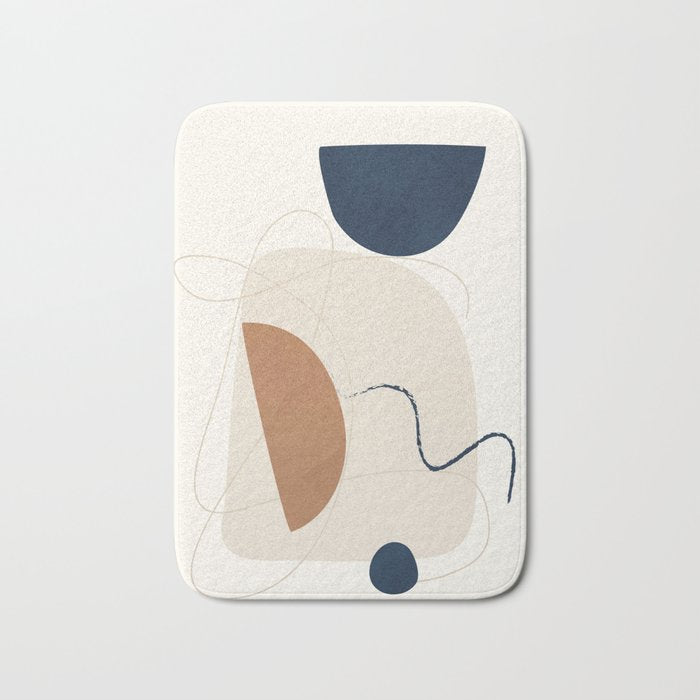 Spiraling Geometry 2 Bath Mat Gallery Image 1