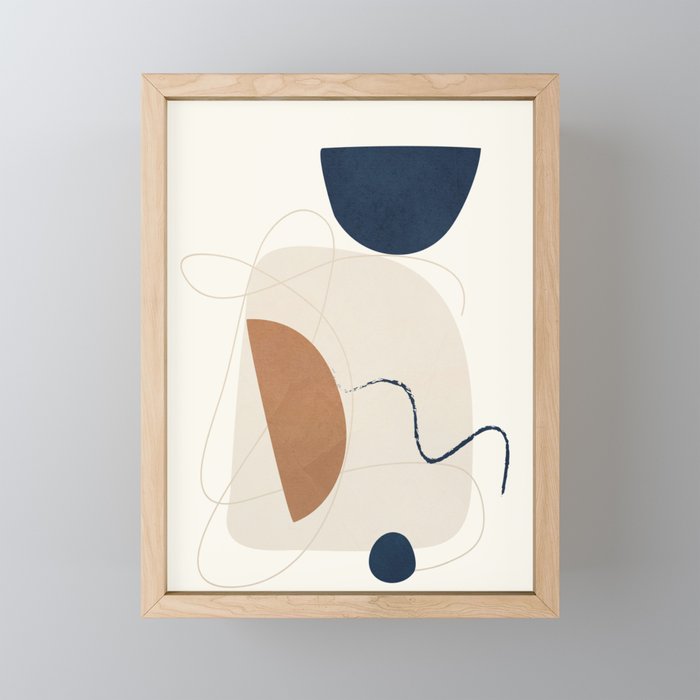 Spiraling Geometry 2 Mini Art Print Gallery Image 1