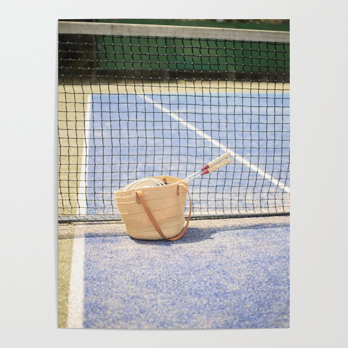 Playing Tennis in the Summer | Travel Photography Tennis Court Sports Field Art Print Poster Gallery Image 4