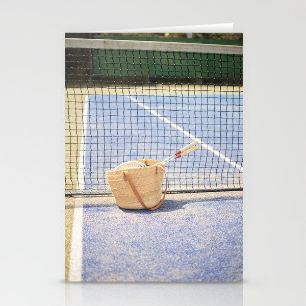Playing Tennis in the Summer | Travel Photography Tennis Court Sports Field Art Print Stationery Card Gallery Image 1