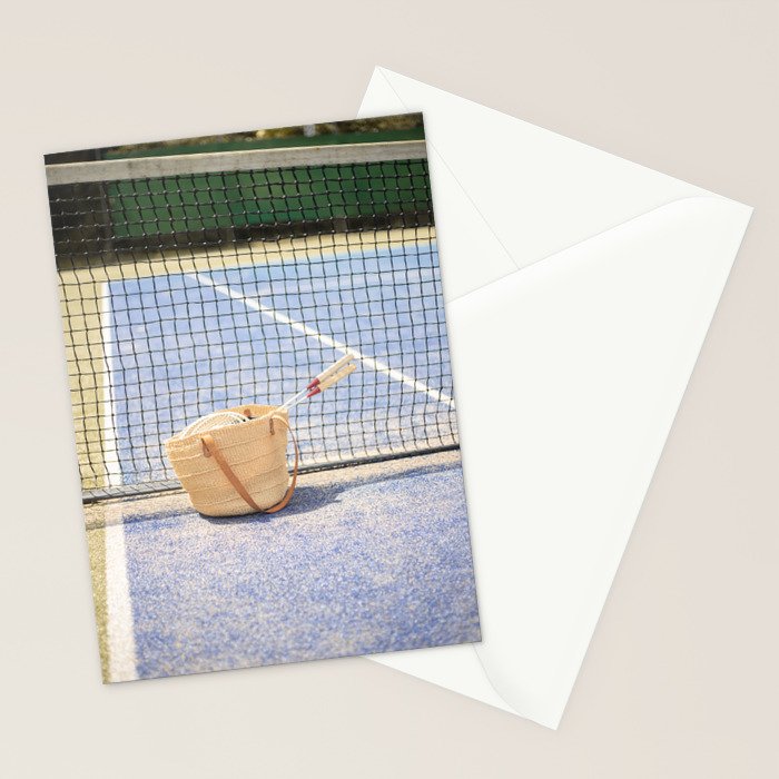 Playing Tennis in the Summer | Travel Photography Tennis Court Sports Field Art Print Stationery Card Gallery Image 2