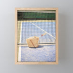 Playing Tennis in the Summer | Travel Photography Tennis Court Sports Field Art Print Mini Art Print Gallery Image 1