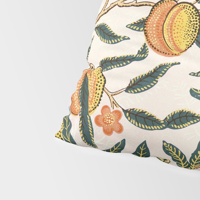 Modern poster-William Morris-Vegetable print with lemons. Pillow Sham Gallery Image 4
