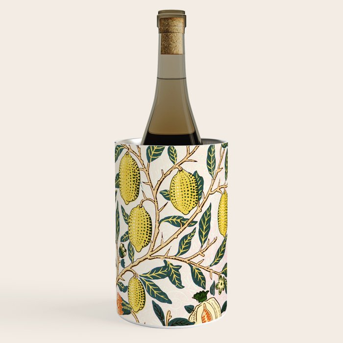 Modern poster-William Morris-Vegetable print with lemons. Wine Chiller Gallery Image 3