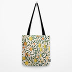 Modern poster-William Morris-Vegetable print with lemons. Tote Bag Gallery Image 2