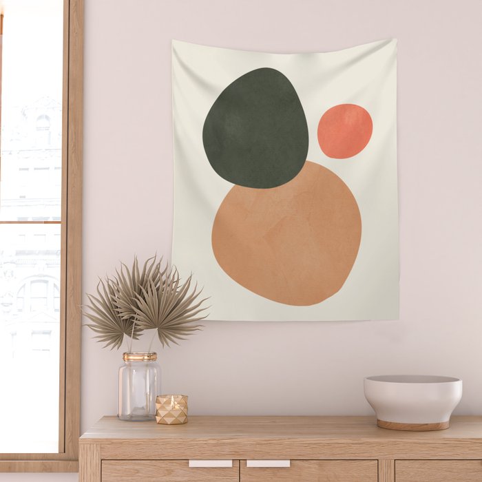 abstract minimal 21 Wall Tapestry Gallery Image 2