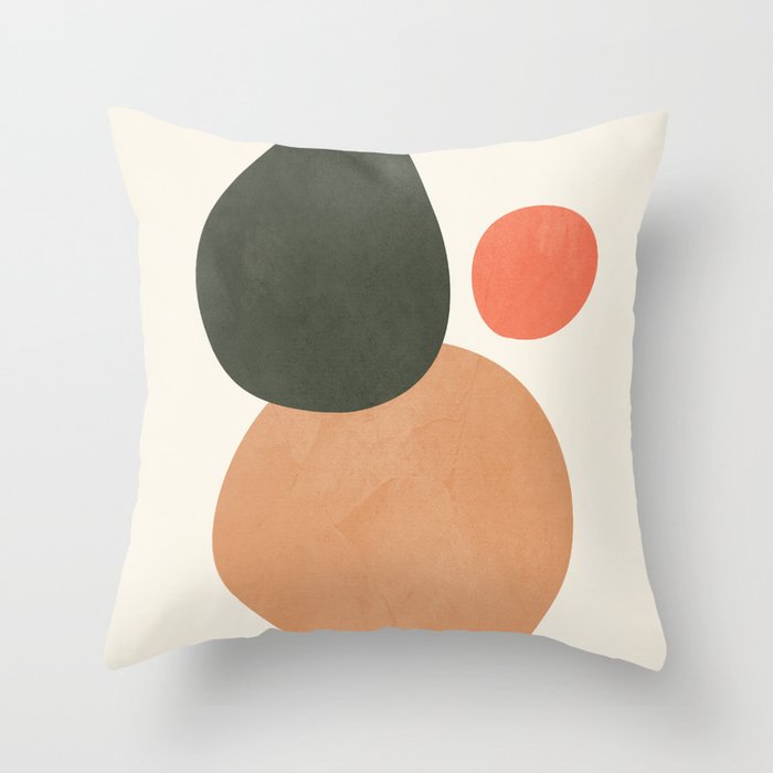 abstract minimal 21 Throw Pillow Gallery Image 1