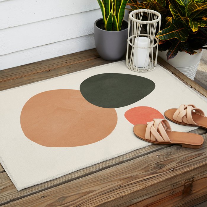 abstract minimal 21 Outdoor Rug Gallery Image 2