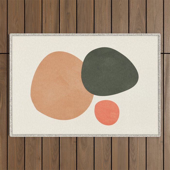 abstract minimal 21 Outdoor Rug Gallery Image 1