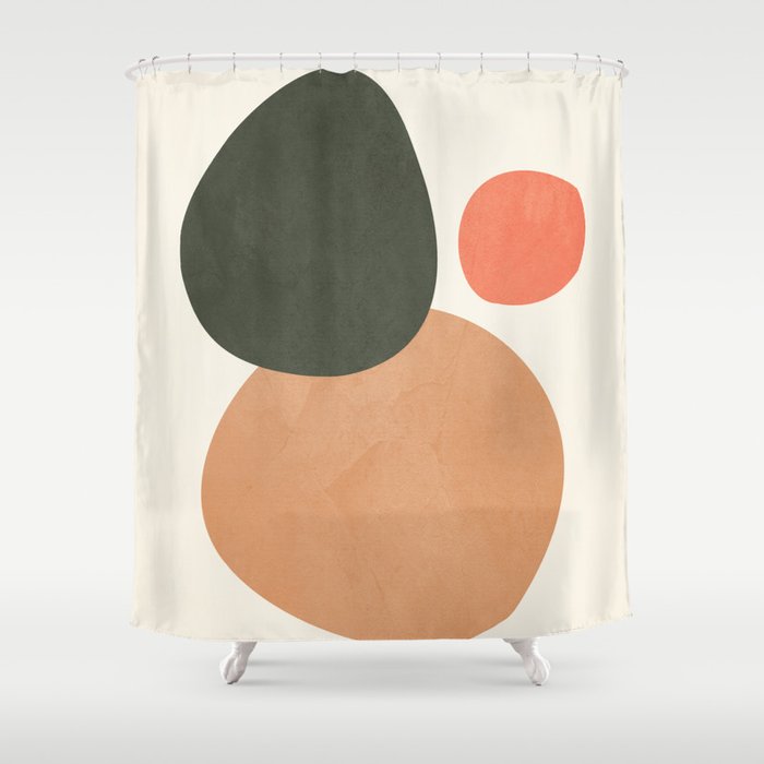 abstract minimal 21 Shower Curtain Gallery Image 1