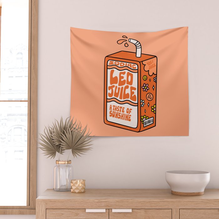 Leo Juice Box Wall Tapestry Gallery Image 2